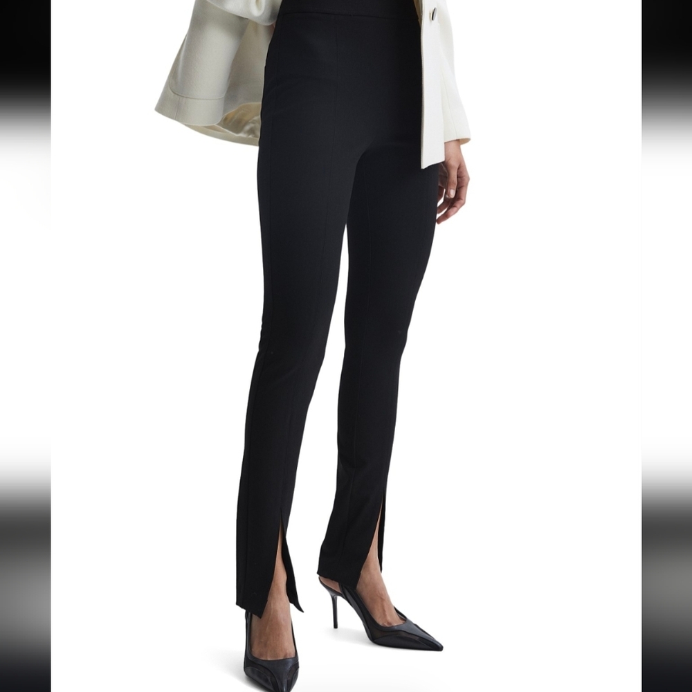 Reiss Black Split Leg Leggings Size 6